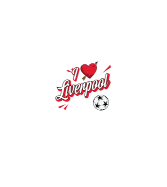 Popart Liverpool model negru pe tricou