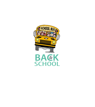Back to school bus model negru pe tricou