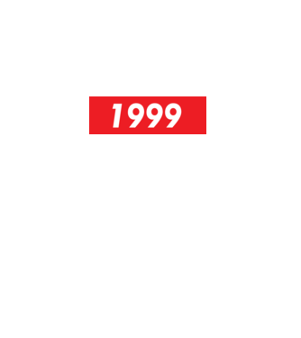 Supreme Birthday 1999 model negru pe tricou