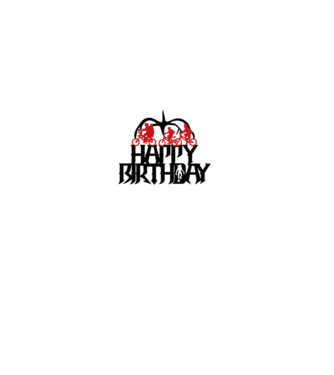 happy birthday stranger things model alb pe tricou
