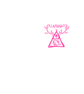 Illamanati model galben neon pe tricou