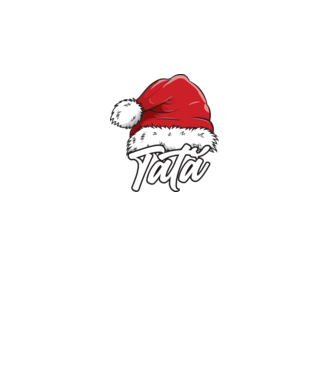 tată Santa Hat model turcoaz pe tricou