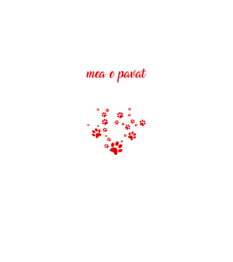 Drumul spre inima mea e pavat cu urme de labe model verde neon pe tricou
