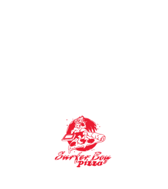 surfer boy pizza stranger things model alb pe tricou