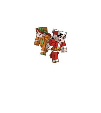 Minecraft christmas ugly sweater model negru pe tricou
