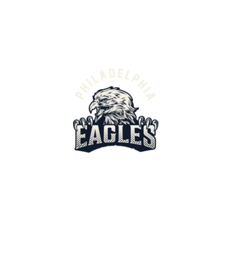 Philadelphia Eagles model albastru jeanși pe tricou