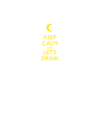 keep calm and lets drink model albastru jeanși pe tricou