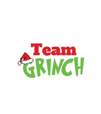Team Grinch model negru pe tricou