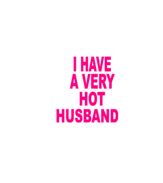 psycHOTic husband model alb pe tricou