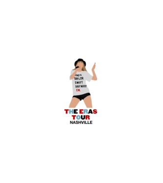 Taylor Swift The Eras Tour Nashville 2 model roz deschis pe tricou