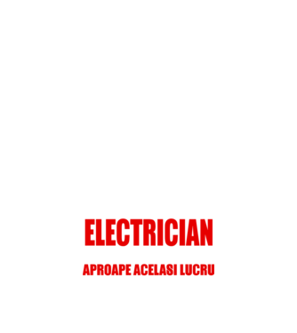 Poate că nu sunt un supererou, dar sunt ELECTRICIAN, ceea ce este aproape același lucru model negru pe tricou