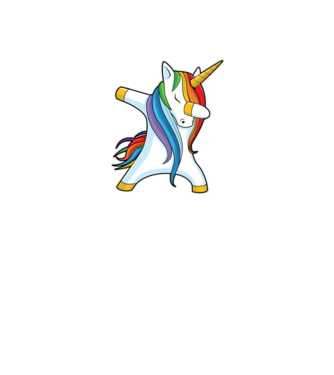 DAB Unicorn 2 model gri pe tricou