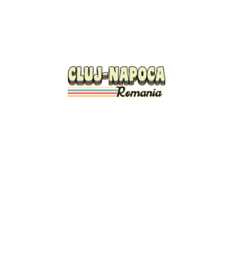 România Cluj-Napoca model negru pe tricou