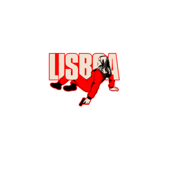 lisboa la casa de papel model negru pe tricou