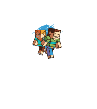 Minecraft model gri pe tricou