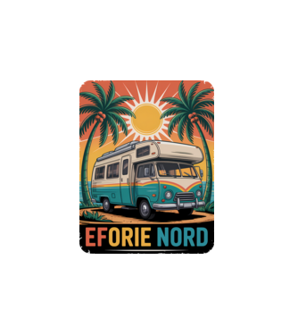 Eforie Nord model alb pe tricou