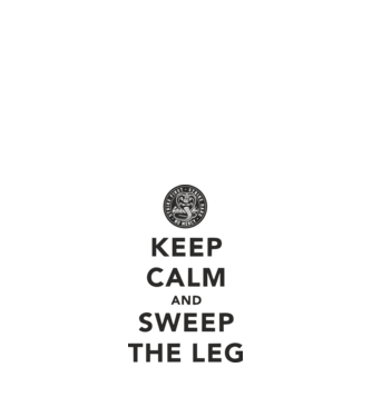 Keep calm and weep the leg cobra kai model alb pe tricou