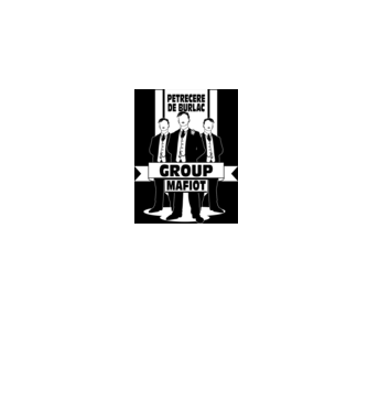 Group Mafiot model negru pe tricou