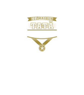 Cel mai bun tată tatuat model negru pe tricou