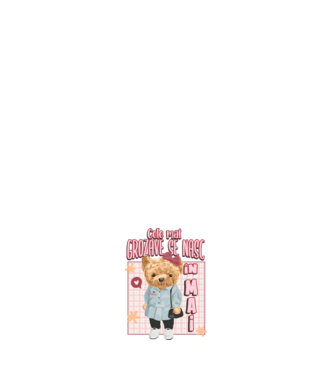 Teddy cele cool girl MAI model negru pe tricou