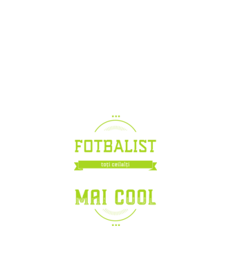 sunt fotbalist, la fel ca toți ceilalți, dar mult mai cool model negru pe tricou