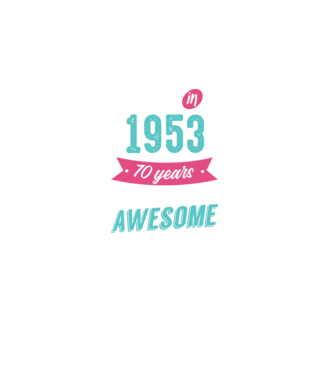 Made in 1953 model negru pe tricou
