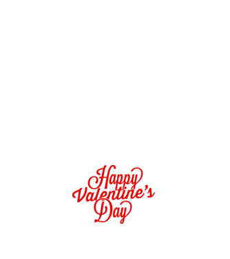 Happy Valentines day model albastru închis pe tricou