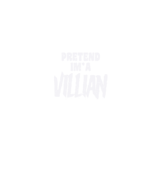 Villian carnaval model negru pe tricou