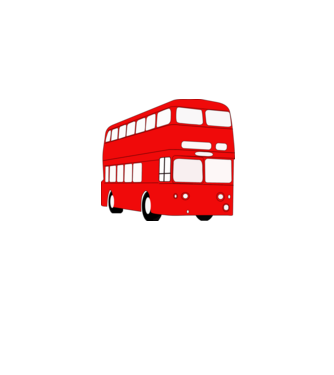 Autobuze model gri pe tricou