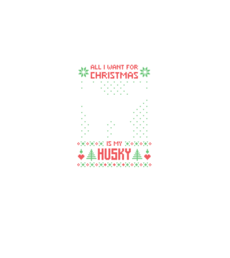 Husky model negru pe tricou
