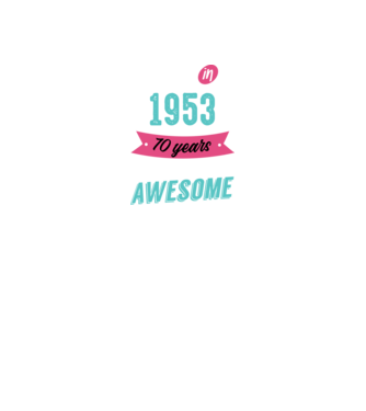 MADE IN 1953 model negru pe tricou