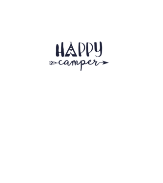 Camper tepee model alb pe tricou