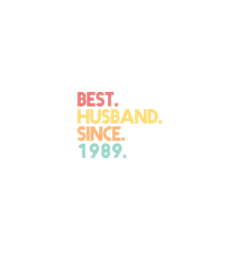 best husband since 1989 retro model negru pe tricou