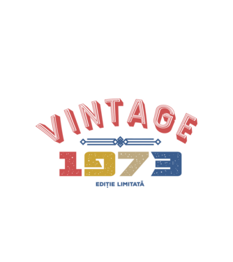 1973 Ediție limitată model alb pe tricou