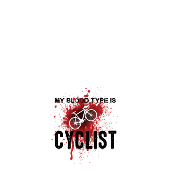 My blood type model alb pe tricou