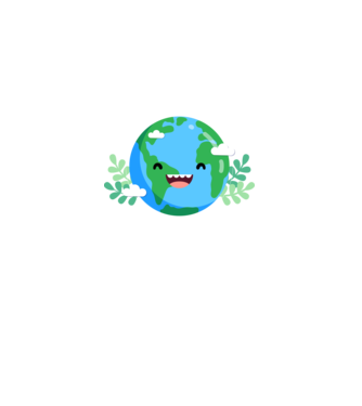 Earth smiley model alb pe tricou
