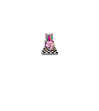 Chessicorn model negru pe tricou