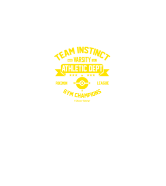 Team instinct champions model negru pe tricou