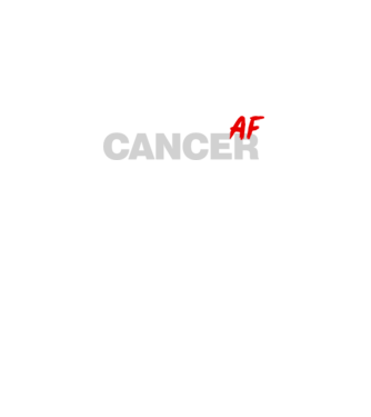 CANCER as fuck model negru pe tricou