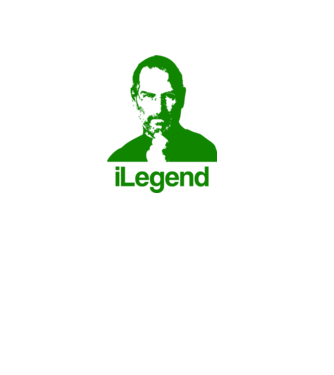 iLegend Steve Jobs model alb pe tricou