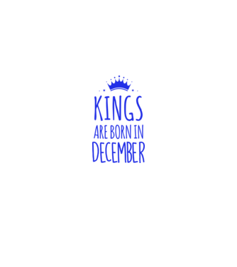 Kings are born in - December model gri pe tricou