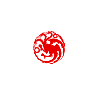 Targaryen model gri pe tricou