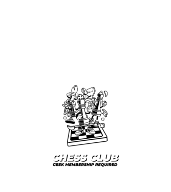 chess club model nisipiu pe tricou