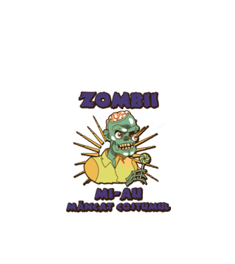 Zombii mi-au mâncat costumul model negru pe tricou