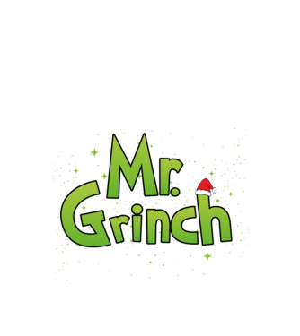 Grinch Family Mr Grinch model negru pe tricou