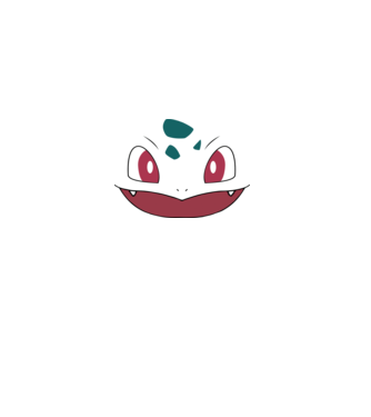 Bulbasaur model gri pe tricou