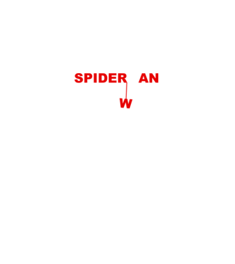 Spider wan model alb pe tricou