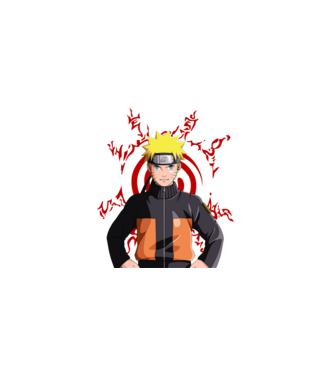NARUTO model negru pe tricou