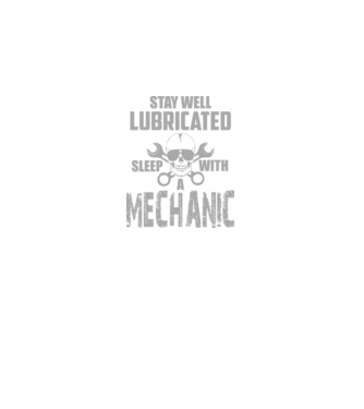 Stay well lubricated model negru pe tricou
