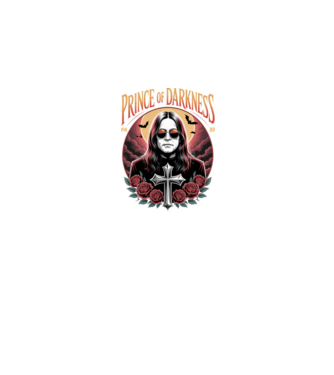 Prince of Darkness model negru pe tricou